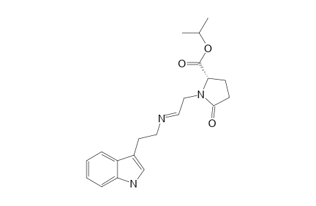 ISOPROPYL-(S)-1-[2-([2-(INDOL-3-YL)-ETHYL]-IMINO)-ETHYL]-5-OXOPYRROLIDINE-2-CARBOXYLATE