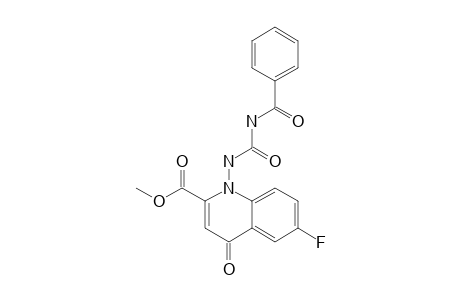 METHYL-1-[[(BENZOYLAMINO)-CARBONYL]-AMINO]-6-FLUORO-4-OXO-1,4-DIHYDRO-2-QUINOLINECARBOXYLATE