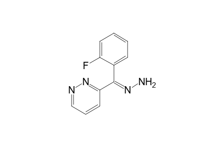 2-Fluorophenyl 3-pyridazinyl ketone hydrazone