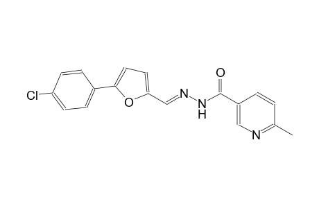 N'-{(E)-[5-(4-chlorophenyl)-2-furyl]methylidene}-6-methylnicotinohydrazide