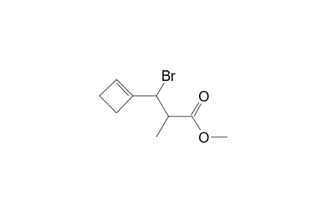 3-Bromo-3-cyclobut-1-enyl-2-methylpropionic acid, methyl ester