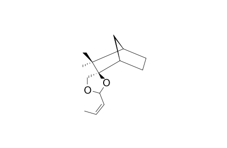 3,3-DIMETHYLBICYClO-[2.2.1]-HEPTANE-2-(S)-SPIRO-5'-(2'-ISOPROPENYL-1',3'-DIOXOLANE)