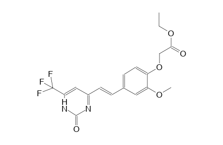 acetic acid, [4-[(E)-2-[1,2-dihydro-2-oxo-6-(trifluoromethyl)-4-pyrimidinyl]ethenyl]-2-methoxyphenoxy]-, ethyl ester