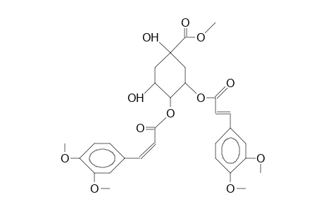 Methyl 3,4-bis(3',4'-dimethoxy-cinnamoyl)-quinate