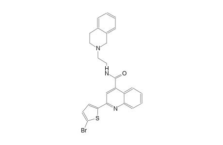 2-(5-bromo-2-thienyl)-N-[2-(3,4-dihydro-2(1H)-isoquinolinyl)ethyl]-4-quinolinecarboxamide