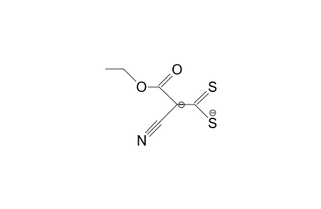 2-Cyano-2-ethoxycarbonyl-dithioacetic acid, dianion