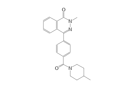 2-methyl-4-{4-[(4-methyl-1-piperidinyl)carbonyl]phenyl}-1(2H)-phthalazinone