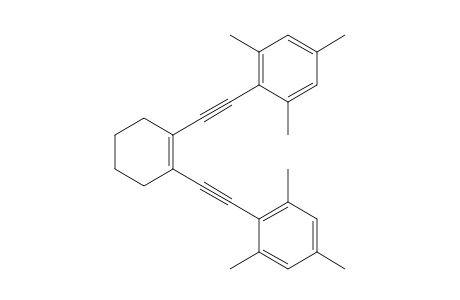 1,3,5-trimethyl-2-[2-[2-[2-(2,4,6-trimethylphenyl)ethynyl]-1-cyclohexenyl]ethynyl]benzene