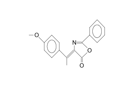 (Z)-4-(A-[4-Methoxy-phenyl]-ethylidene)-2-phenyl-5(4H)-oxazolone
