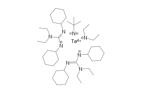 tantalum(V) bis((Z)-cyclohexyl(N'-cyclohexyl-N,N-diethylcarbamimidoyl)amide) diethylamide tert-butylnitride