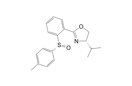 (4S,Rs)-4-Isopropyl-2-[2-(4-methylphenylsulfinyl)phenyl]-4,5-dihydro-1,3-oxazole