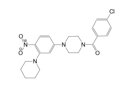 piperazine, 1-(4-chlorobenzoyl)-4-[4-nitro-3-(1-piperidinyl)phenyl]-