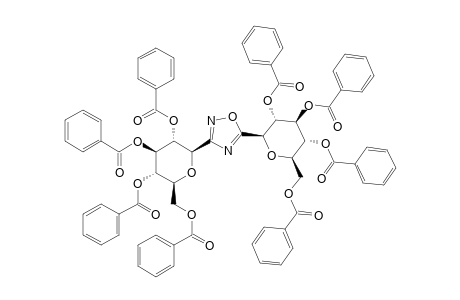 3,5-BIS-[C-(2,3,4,6-TETRA-O-BENZOYL-BETA-D-GLUCOPYRANOSYL)]-1,2,4-OXADIAZOLE