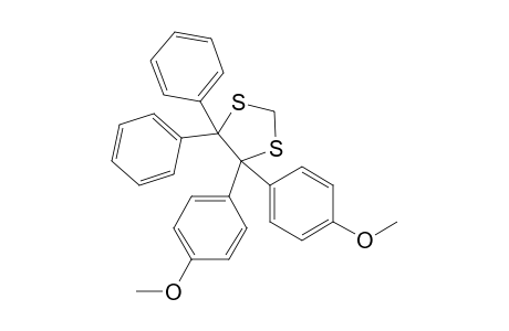 4,4-bis(4-methoxyphenyl)-5,5-diphenyl-1,3-dithiolane