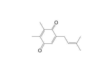 2,3-Dimethyl-5-(3-methylbut-2-enyl)-1,4-benzoquinone