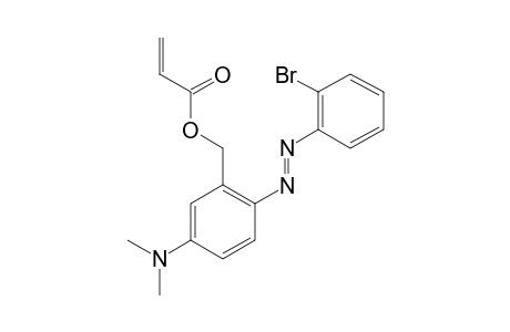 2-[(o-bromophenyl)azo]-5-(dimethylamino)benzyl alcohol, acrylate (ester)