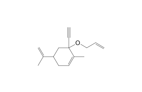 6-Allyloxy-6-ethynyl-4-isopropenyl-1-methyl-cyclohexene
