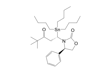(4R)-3-[(1S)-1-(Tributylstannyl)-4,4-dimethyl-3-oxopentyl]-4-phenyl-1,3-oxazolidin-2-one