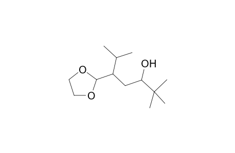 5-(1,3-dioxolan-2-yl)-2,2,6-trimethylheptan-3-ol