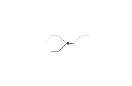 Propyl-1-cyclohexyl cation