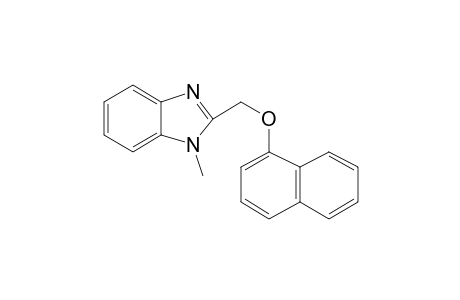 1-Methyl-2-(1-naphthalenyloxymethyl)benzimidazole