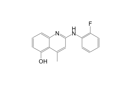 5-quinolinol, 2-[(2-fluorophenyl)amino]-4-methyl-