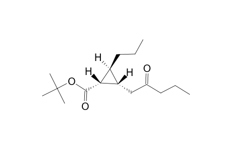 (1R,2S,3S)-2-(2-ketopentyl)-3-propyl-cyclopropanecarboxylic acid tert-butyl ester