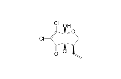 5,7,8-TRICHLORO-1BETA-HYDROXY-6-OXO-4BETA-VINYL-2-OXABICYCLO[3.3.0]HEPT-7-ENE