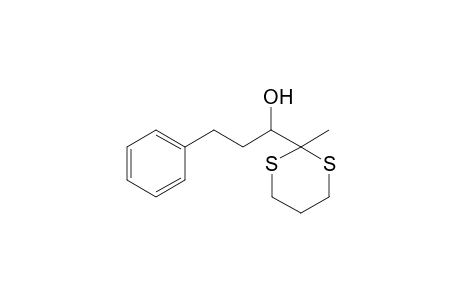 1-(2-Methyl-1,3-dithian-2-yl)-3-phenyl-1-propanol