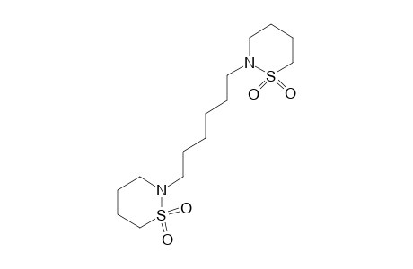 2,2'-HEXAMETHYLENEBIS[TETRAHYDRO-2H-1,2-THIAZINE], 1,1,1',1'-TETRAOXIDE