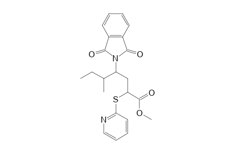 Methyl (2SR,4SR,5S)-5-Methyl-4-phthalimido-2-thiopyridylheptanoate
