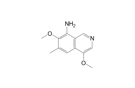 8-Amino-4,7-dimethoxy-6-methylisoquinoline
