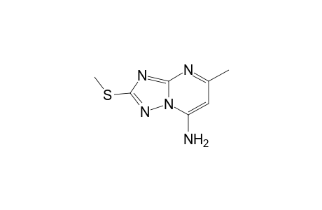 [1,2,4]triazolo[1,5-a]pyrimidin-7-amine, 5-methyl-2-(methylthio)-