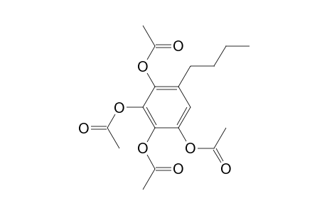 5-n-butyl-1,2,3,4-tetraacetoxybenzene