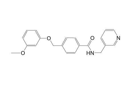 4-[(3-methoxyphenoxy)methyl]-N-(3-pyridinylmethyl)benzamide