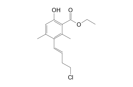Ethyl 5-[(E)-4-Chlorobut-1-enyl]-4,6-dimethylsalicylate