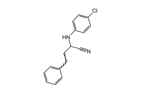 2-(p-CHLOROANILINO)-4-PHENYL-3-BUTENENITRILE