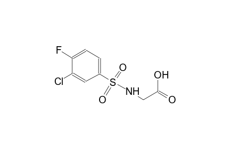 {[(3-chloro-4-fluorophenyl)sulfonyl]amino}acetic acid
