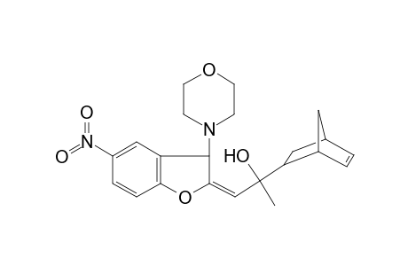 (1E)-2-(5-bicyclo[2.2.1]hept-2-enyl)-1-(3-morpholin-4-yl-5-nitro-3H-1-benzofuran-2-ylidene)propan-2-ol