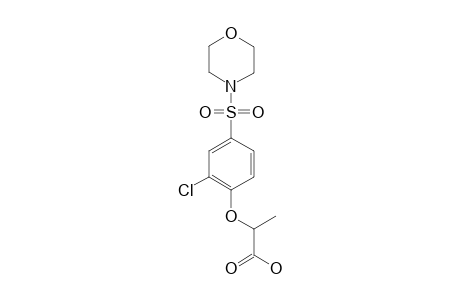 2-[2-CHLORO-4-(MORPHOLINOSULFONYL)PHENOXY]PROPIONIC ACID