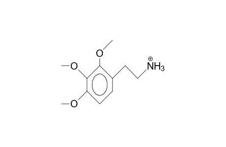 2,3,4-Trimethoxy-phenethylamine cation