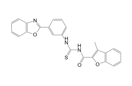 thiourea, N-[3-(2-benzoxazolyl)phenyl]-N'-[(3-methyl-2-benzofuranyl)carbonyl]-