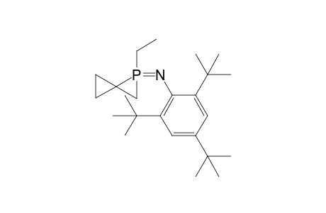 1-Ethyl-[2',4',6'-tri-t-butylphenyl) imino]-1-.lambda(5).- phosphaspiro[2.2]pentane