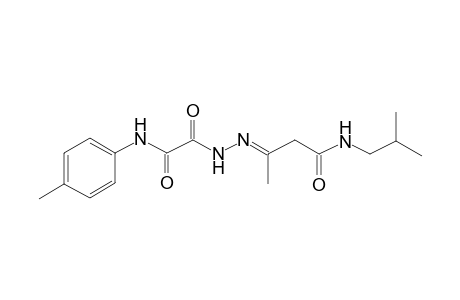 Oxalic acid, monoamide, monohydrazide, N-(4-methylphenyl)-N2-(3-isobutylamino-1-methyl-3-oxo-)propylideno-