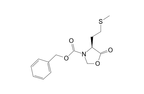 (S)-3-BENZYLOXYCARBONYL-4-(2-METHYLTHIOETHYL)-OXAZOLIDIN-5-ONE