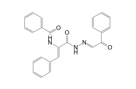 2-propenoic acid, 2-(benzoylamino)-3-phenyl-, 2-[(E)-2-oxo-2-phenylethylidene]hydrazide, (2Z)-