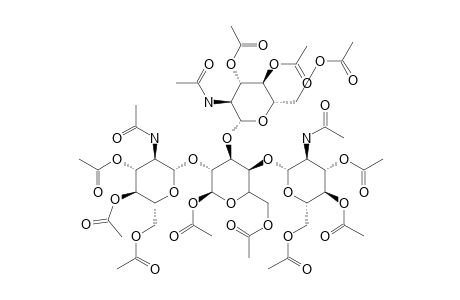1,6-DI-O-ACETYL-2,3,4-TRI-O-(2-ACETAMIDO-3,4,6-TRI-O-ACETYL-2-DEOXY-BETA-D-GLUCOPYRANOSYL)-ALPHA-D-MANNOPYRANOSE