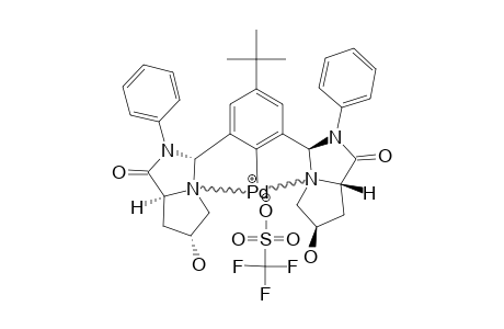 #2-OTF;[4-TERT.-BUTYL-2,6-BIS-[(3-R,6-R,7A-S)-6-HYDROXY-2-PHENYLHEXAHYDRO-1H-PYRROLO-[1,2-C]-IMIDAZOLE-1-ON-3-YL]-PHENYL]-(TRIFLUOROMETHANESULFONATO)-PA