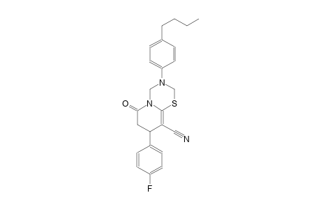 2H,6H-pyrido[2,1-b][1,3,5]thiadiazine-9-carbonitrile, 3-(4-butylphenyl)-8-(4-fluorophenyl)-3,4,7,8-tetrahydro-6-oxo-