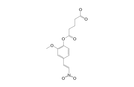 2-METHOXY-4-[(E)-2-NITROETHENYL]-PHENYL-HYDROGEN-GLUTARATE